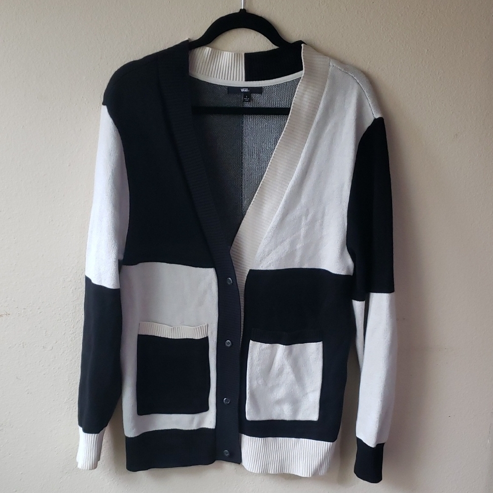 Black and White Men's Sweater